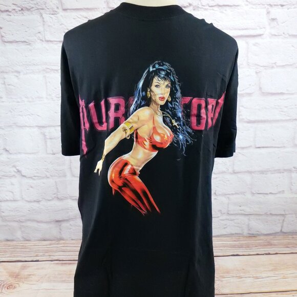 Dream Colours 2000 Purgatori by Chaos Comic Vampire T Shirt XL Rare - Picture 1 of 8